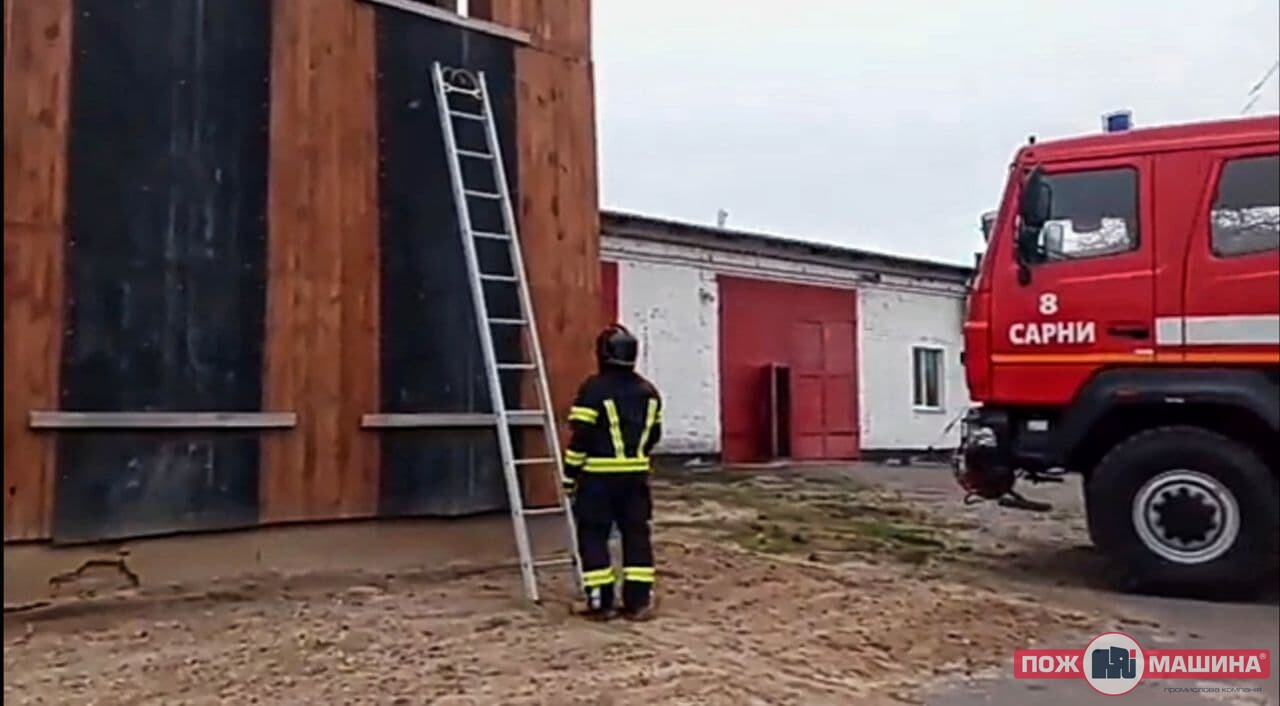 Testing of a new universal fire ladder – ПОЖМАШИНА