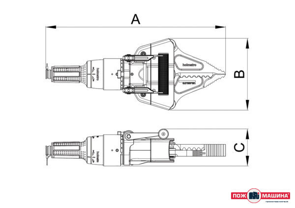 Комбінований інструмент CT 5114 ST Holmatro - Зображення 13